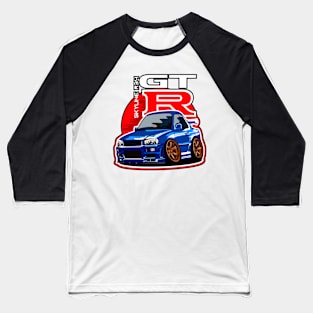 Skyline R34 GTR Blue Baseball T-Shirt